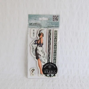 Docrafts Urban Stamps Art Deco Woman Stamp, Tall Urban Stamp, NEW - Picture 1 of 3