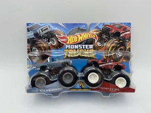 Hot Wheels Monster Trucks  Demolition Double Silverado VS Raptor F150 SHIPS FREE - Picture 1 of 5