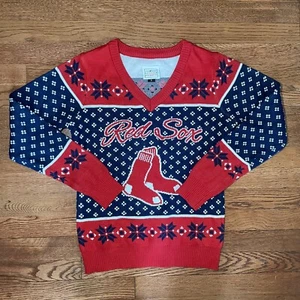 MLB Red Sox Ugly Christmas Sweater Women’s Small - Picture 1 of 4