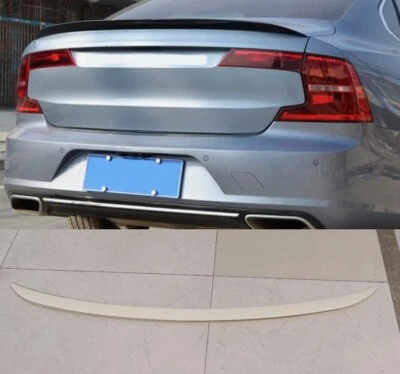 Alerón de maletero trasero sin pintar para Volvo S90 2017-2020 sedán 4 puertas estilo B - Imagen 1 de 2