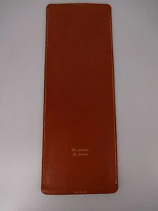 Vintage Mens The Executive Tie Traveler Holder 3 Ties Leather Sleeve Travel - Picture 1 of 9