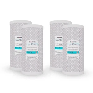 4 Packungen Big Blue Kohleblock Ersatz Wasserfilter 4,5" x 10" Ganzes Haus - Bild 1 von 8