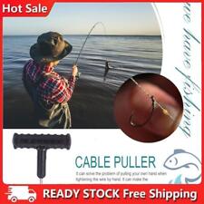 3pcs Fishing Knot Puller Hook Carp Rig Making Tool Fishing Tackle (Black)