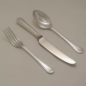 BEAD Design George Butler Sheffield Silver Service Cutlery Forks & Spoons - Picture 1 of 11