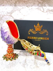 Fabergé Ei Gold Junggeselle Geburtstag Geschenk Faberge Ei Schmuckkästchen Royal Faberge - Bild 1 von 14