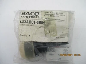 Baco Controls L22AG01-3E01 New PB, NO, Red Switch - Picture 1 of 5