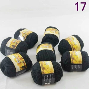 SALE 8BallsX50gr Warm Colorful Rugs Knitting Wool Blankets Crocheted Yarn 17 - Picture 1 of 12