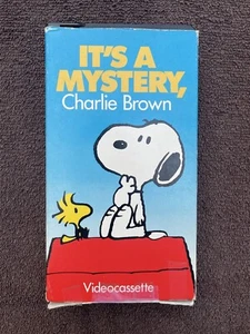 IT'S A MYSTERY, CHARLIE BROWN (VHS) 1974 Classic - Picture 1 of 2