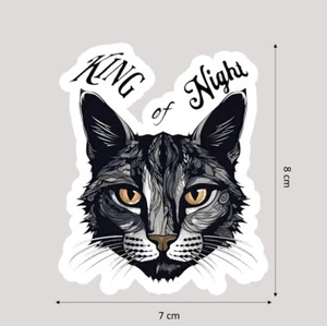 King Of Night Vinyl Die Cut Sticker, Laptop, Helmet, Reusable, Waterproof - Picture 1 of 2