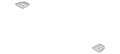 Componentes de parachoques trasero GM OEM 03-06 Avalanche 1500 - almohadilla paso a paso 12335686 Foto 1 de 4