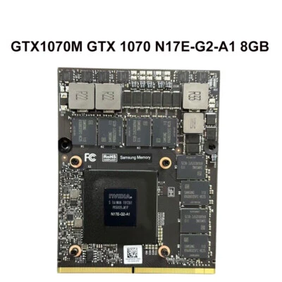 GTX1070M GTX 1070 Graphics Card N17E-G2-A1 8GB GDDR5 MXM for Dell HP MSI Clevo - Image 1 of 3
