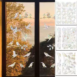 Anti Collision Hummingbird Clings Window Decals Static Window Durable - Picture 1 of 15