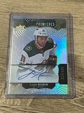 2017-18 Upper Deck Trilogy Premieres Level 2 /249 Luke Kunin #99 Rookie Auto RC
