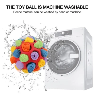 Pet Snuffle Toy Sniffing Treat Puzzle Feeder Toy Foraging Nose Training Ball - Image 1 of 4