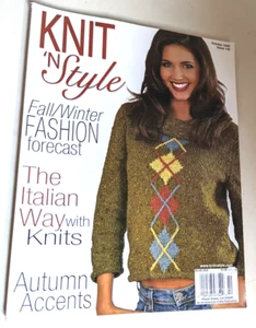 RARE - Knit 'N Style Magazine October 2006 Issue 145 - Imagen 1 de 1