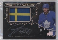 2020 SPx Rookies Tier 1 Patch Auto 21/99 Timothy Liljegren #PNA-LI RPA Rookie RC