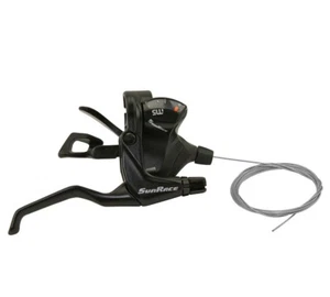 NEW! GENUINE SUNRACE RH 8/SPEED V BARKE TRIGGER SHIFTER STM-503 IN BLACK - Picture 1 of 1