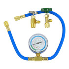 R290 and R600A Charging Hose and Gauge Set with 1/2" Acme Can Tap