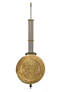 Antiguo péndulo de reloj péndulo para oscilante reloj de pared regulador movimiento relojero - Imagen 1 de 3