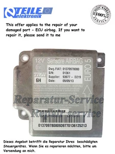 ⭐⭐⭐⭐ Reparatur von Elektronik / repair of car electronics ECU airbag EURO 5 - Picture 1 of 12