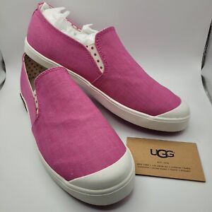 UGG Kids Meaghan Pink Slip-on Sneakers, Size 6, New with Box