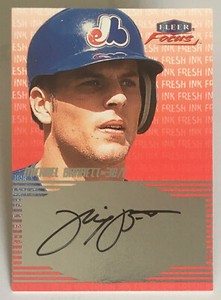 2000 Fleer Focus - Fresh Ink - Michael Barrett - Expos - Autographed - NrMt-Mt