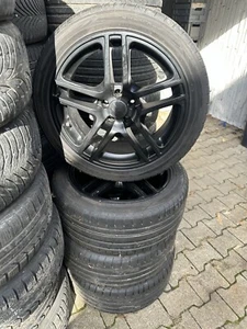 RH 8x17 Zoll Alufelgen 5x100 Audi A3 Leon Toledo Fabia Golf 4 Sommer 225/45R17 - Bild 1 von 16