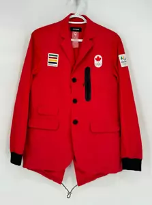 DSQUARED TEAM CANADA 2016 Rio Olympic Opening Ceremony Red Jacket Coat Sz S - Picture 1 of 17