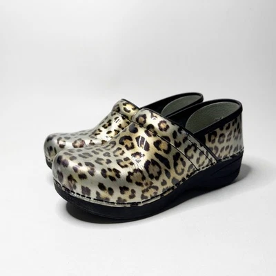 Zapato Zueco Profesional Dansko XP 2.0 EU 39 US 9 Leopardo Guepardo Grueso Clásico Foto 1 de 4