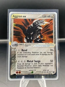 Aggron EX - 95/100 - Ultra Rare - EX Ruby & Sapphire EX Sandstorm - Picture 1 of 2