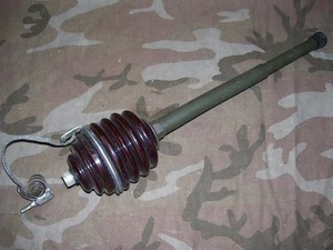 Antennensockel Nussbaum Mod. AB-15/GRC, Porzellan mit Aufnahme PL259 - Bild 1 von 1