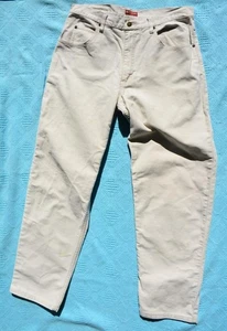 BLUE RIDGE Moleskin JEANS-Pants. Work-Casual CREAM Size W-34"/87Rcm GR8 Cond. - Foto 1 di 1