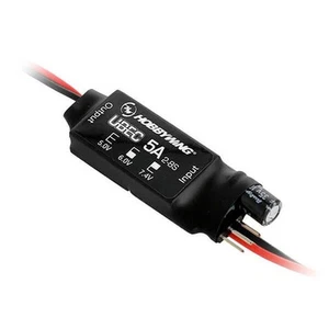 Hobbywing UBEC 5A (2-8S) V2 Air HW30607000 15A 5 6 7.4v output 5x1.7x1cm BEC 21g - Picture 1 of 2