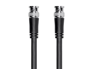 Monoprice SDI BNC Cable 0.5ft Black, 12G, 16AWG, Dual Copper, Aluminum Shielding - Picture 1 of 4