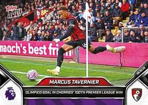 Topps Now 25-2026 EPL PREMIER LEAGUE #44 MARCUS TAVERNIER BOURNEMOUTH PREORDER - Bild 1 von 2