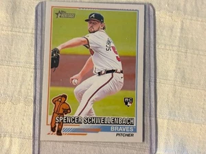 2025 Topps Heritage Spencer Schwellenbach 1976 Redefined GREEN Back Variation RC - Picture 1 of 2