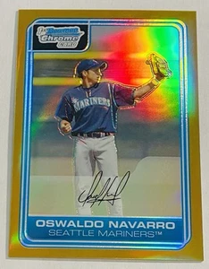 2006 Bowman Chrome Prospects OSWALDO NAVARRO Gold Refractor /#50 RC MARINERS - Picture 1 of 2