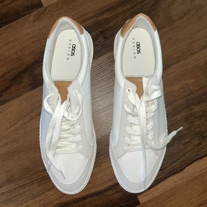 ASOS Design Tan And White Casual Sneakers Size 13 Men’s NWOT XVIIVX - Picture 1 of 7