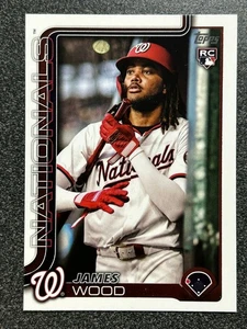 2025 Topps Factory Complete Set Image Variation SP James Wood RC #181 QTY - Picture 1 of 2