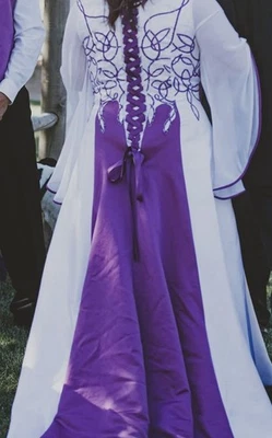 Custom Wedding Dress And Reception Dress. Size 14. - Image 1 of 4