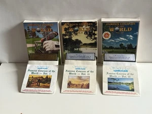 Famous Courses of the World Vol 1-3 Commodore 64/128 – Boxed Access Software - Picture 1 of 12