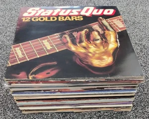 JOB LOT OF 40 x VINYL ALBUMS - 1970s & 1980s ROCK, POP, R&B/SOUL, COUNTRY Etc, - Picture 1 of 11