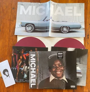 KILLER MIKE Michael 2xLP AUTOGRAPHED Vinyl RUN THE JEWELS Andre 3000 EL-P T.I. - Picture 1 of 14