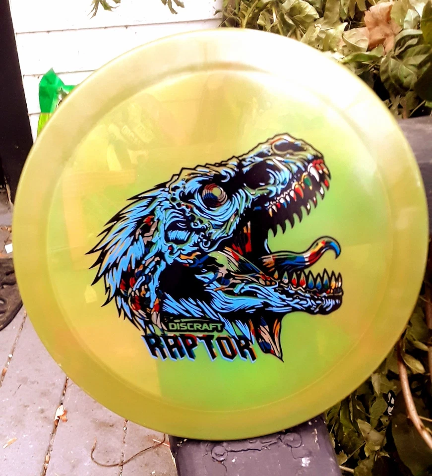 Discraft Z Raptor 172g. Field tested, No Ink WONDER BREAD Dinosaur Stamp. - Image 1 of 3