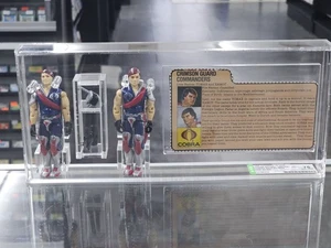 1985 GI Joe Tomax & Xamot Pink Scar AFA 75 EX+ NM Loose HK 100% Archival Case - Bild 1 von 24