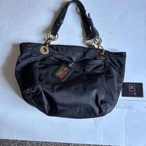 NWT JPK Paris 75 Black Nylon Cora Handbag Shoulder Bag Style #1141 - Picture 1 of 7