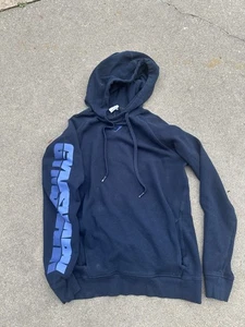 Gymshark Hoodie Herren X-Small Navy Blau Pullover Sweatshirt Athletic Logo Tasche - Bild 1 von 9