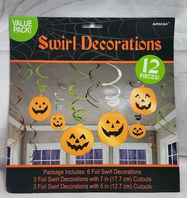Decoraciones de remolino de papel de aluminio de 12 piezas Amscan Foto 1 de 2
