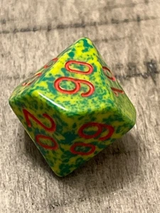 CHX LE254 OOP Chessex D10 Percentile Speckled MJ12 rpg d&d Würfel 112025eB@ - Bild 1 von 3