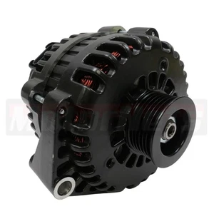 GM LS Black Alternator LS1 Truck 220 AMP AD244 4 Pin Connector 12V High Output  - Picture 1 of 6
